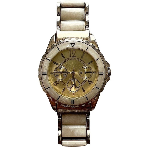 Gold & Marble Tones Watch - Picture 1 of 6